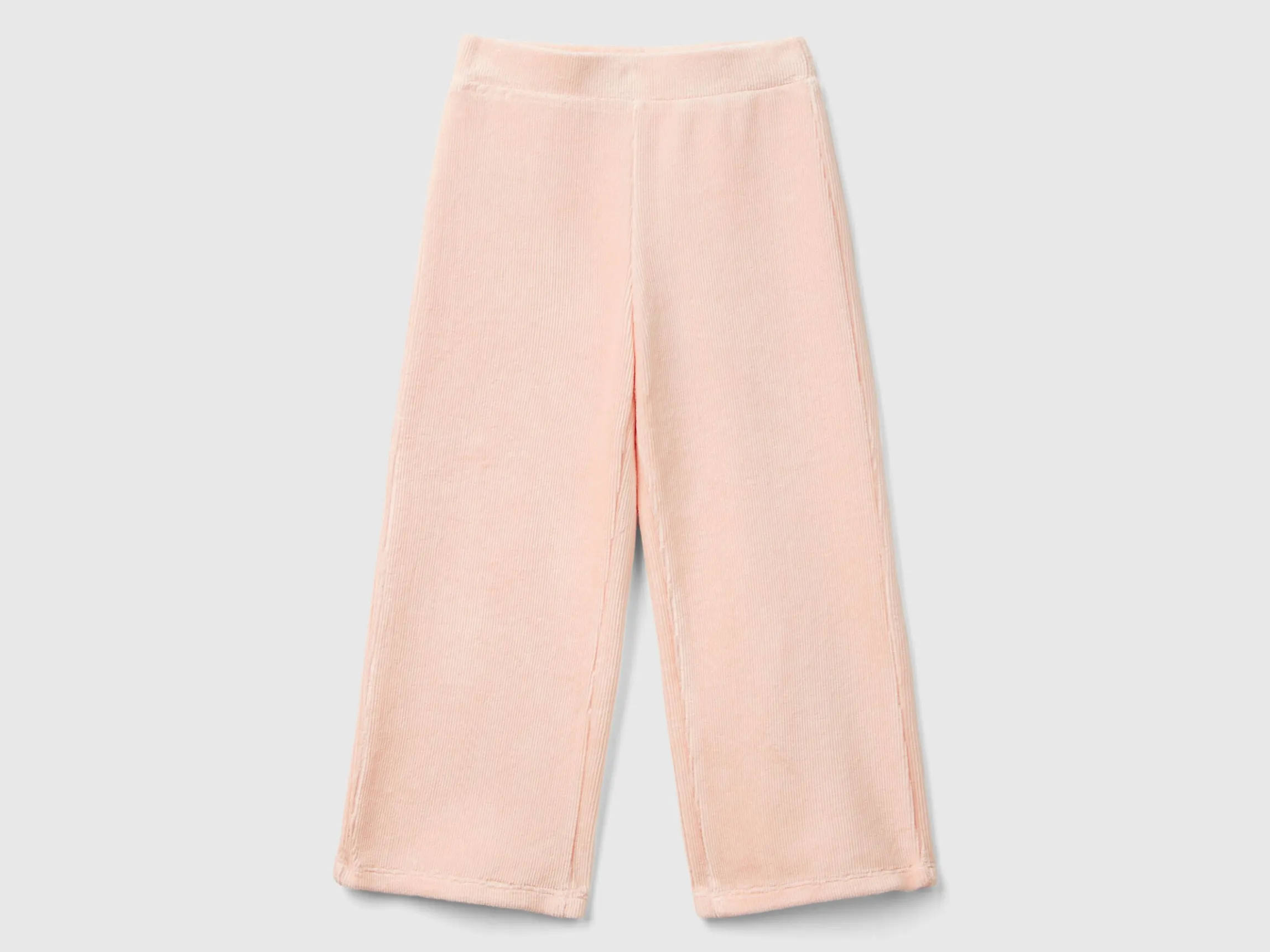 Wide chenille trousers