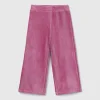 Wide chenille trousers