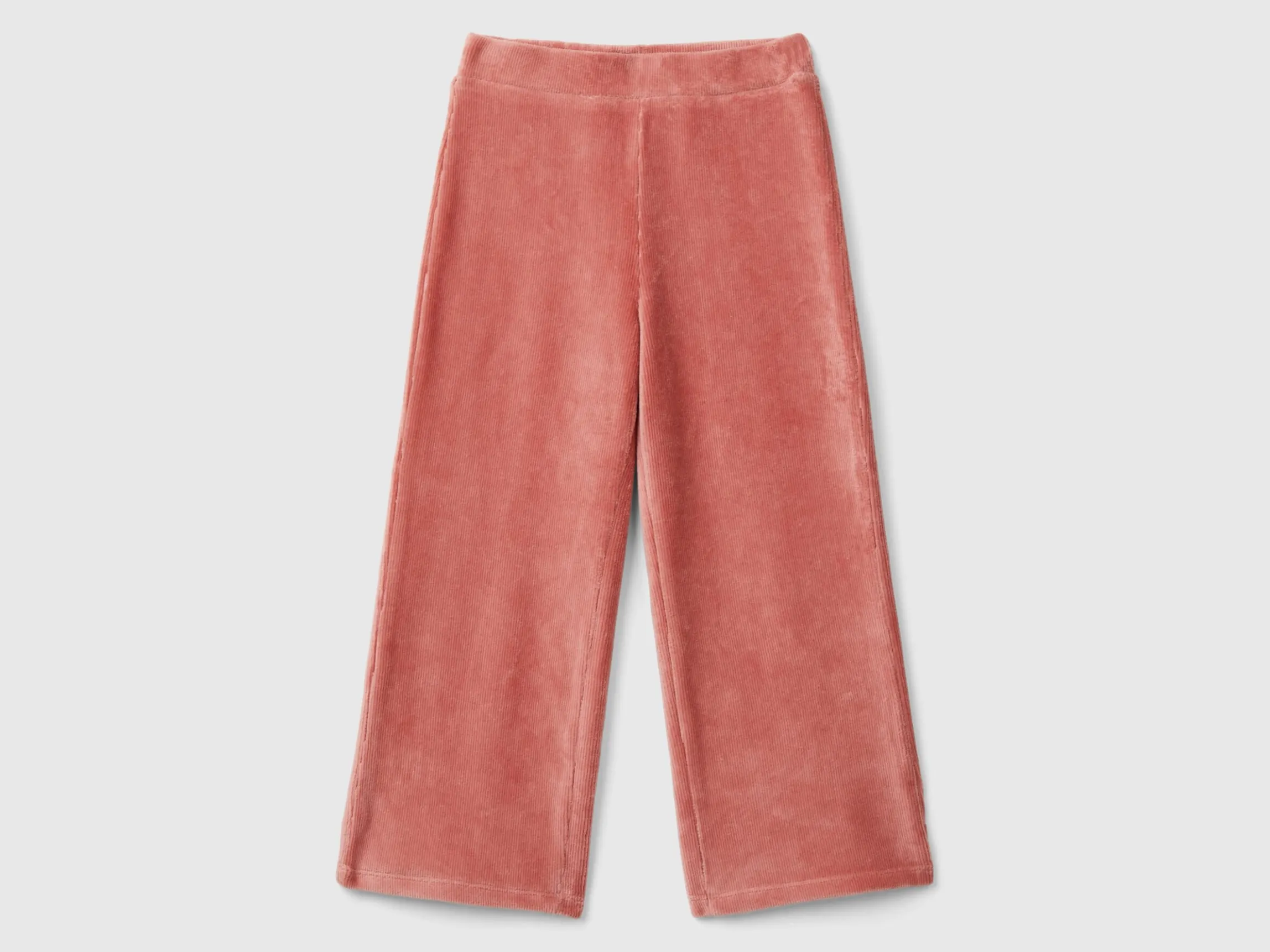 Wide chenille trousers