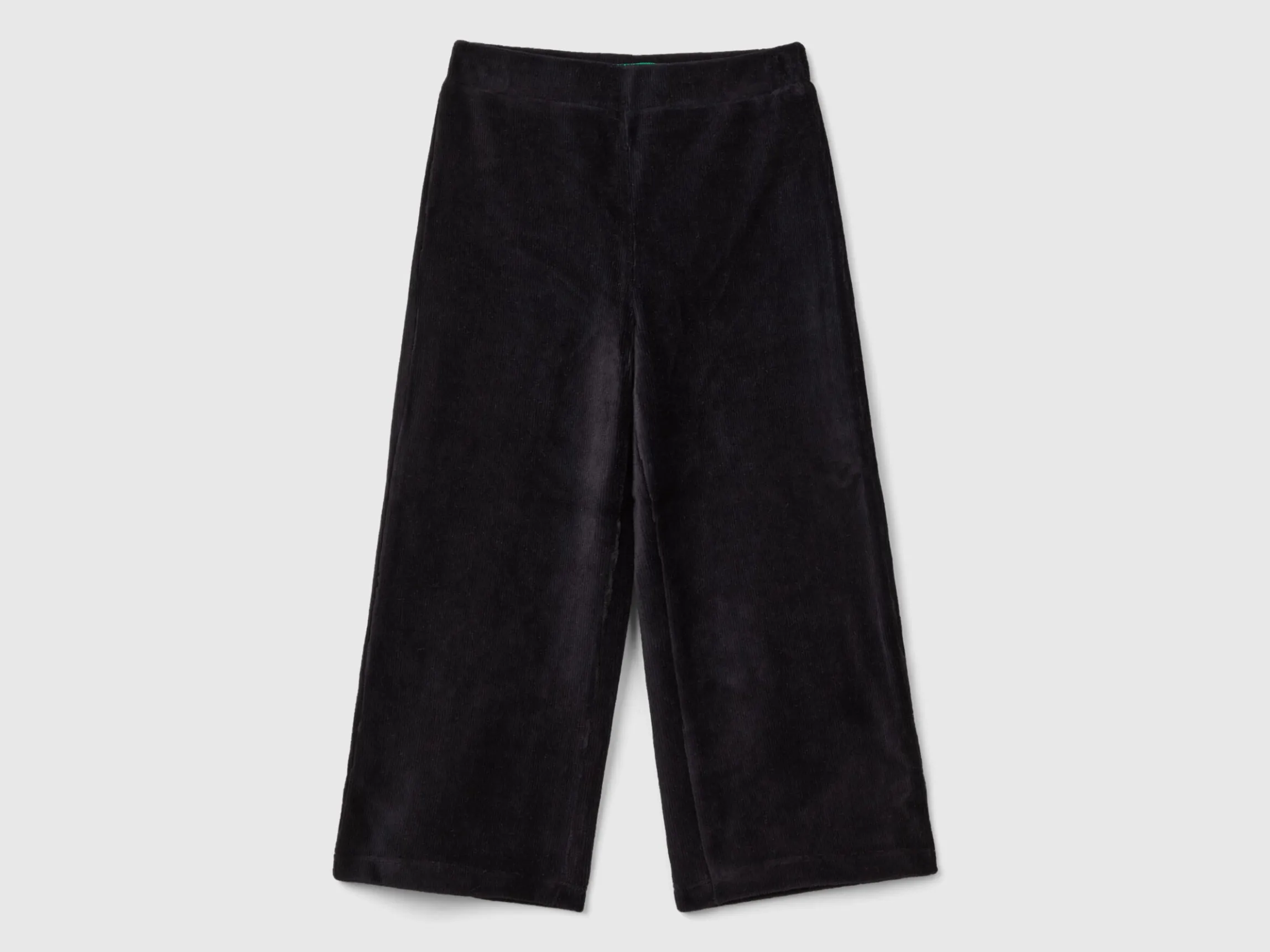 Wide chenille trousers