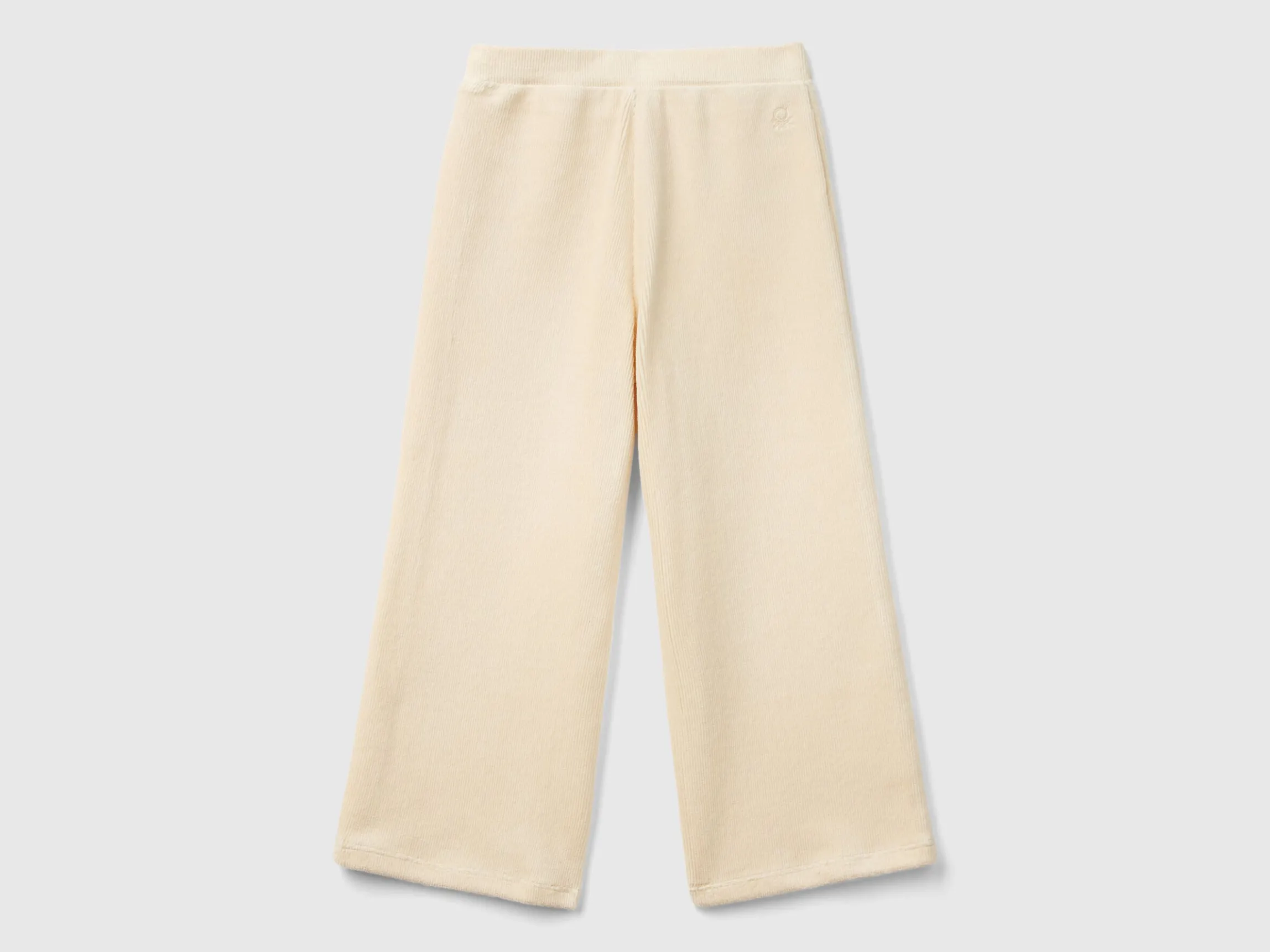 Wide chenille trousers