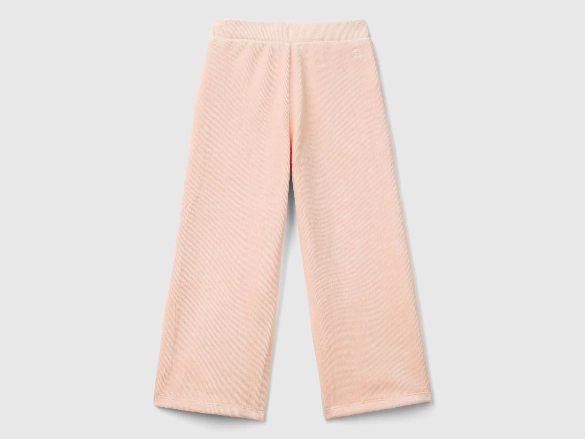 Wide chenille trousers
