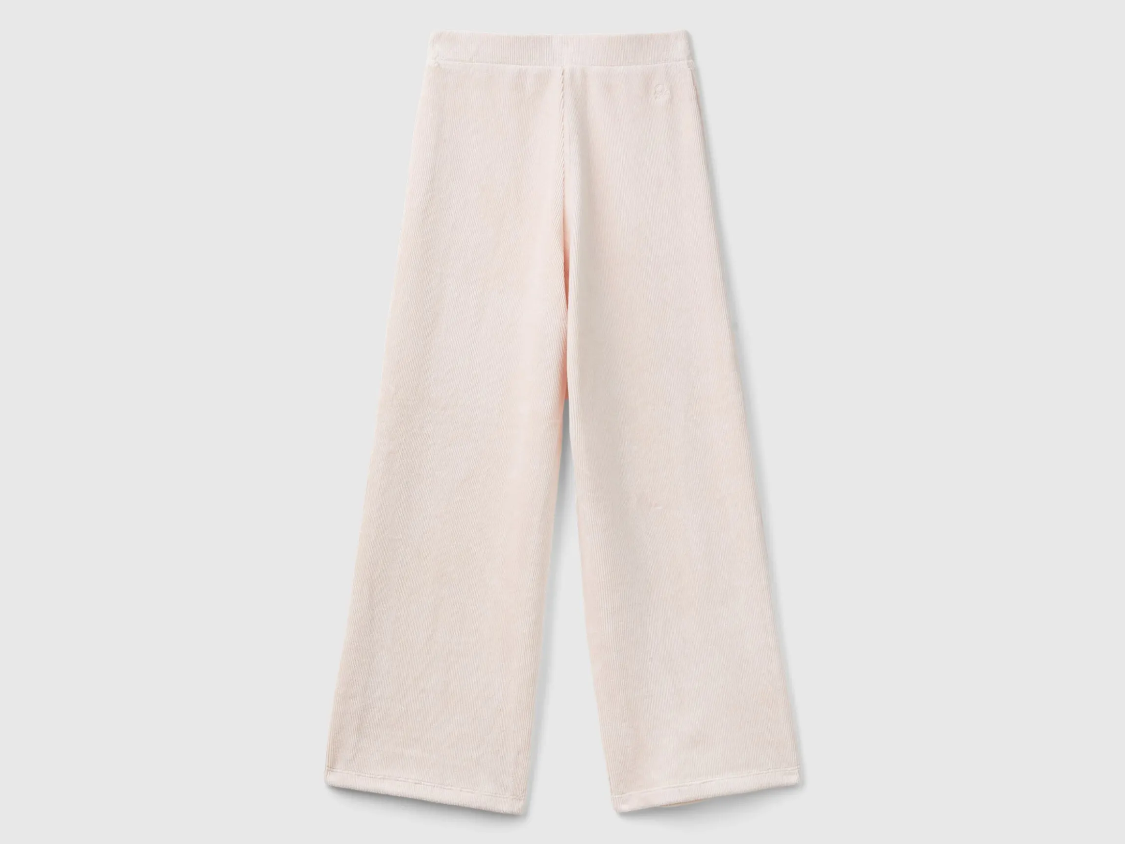 Wide chenille trousers