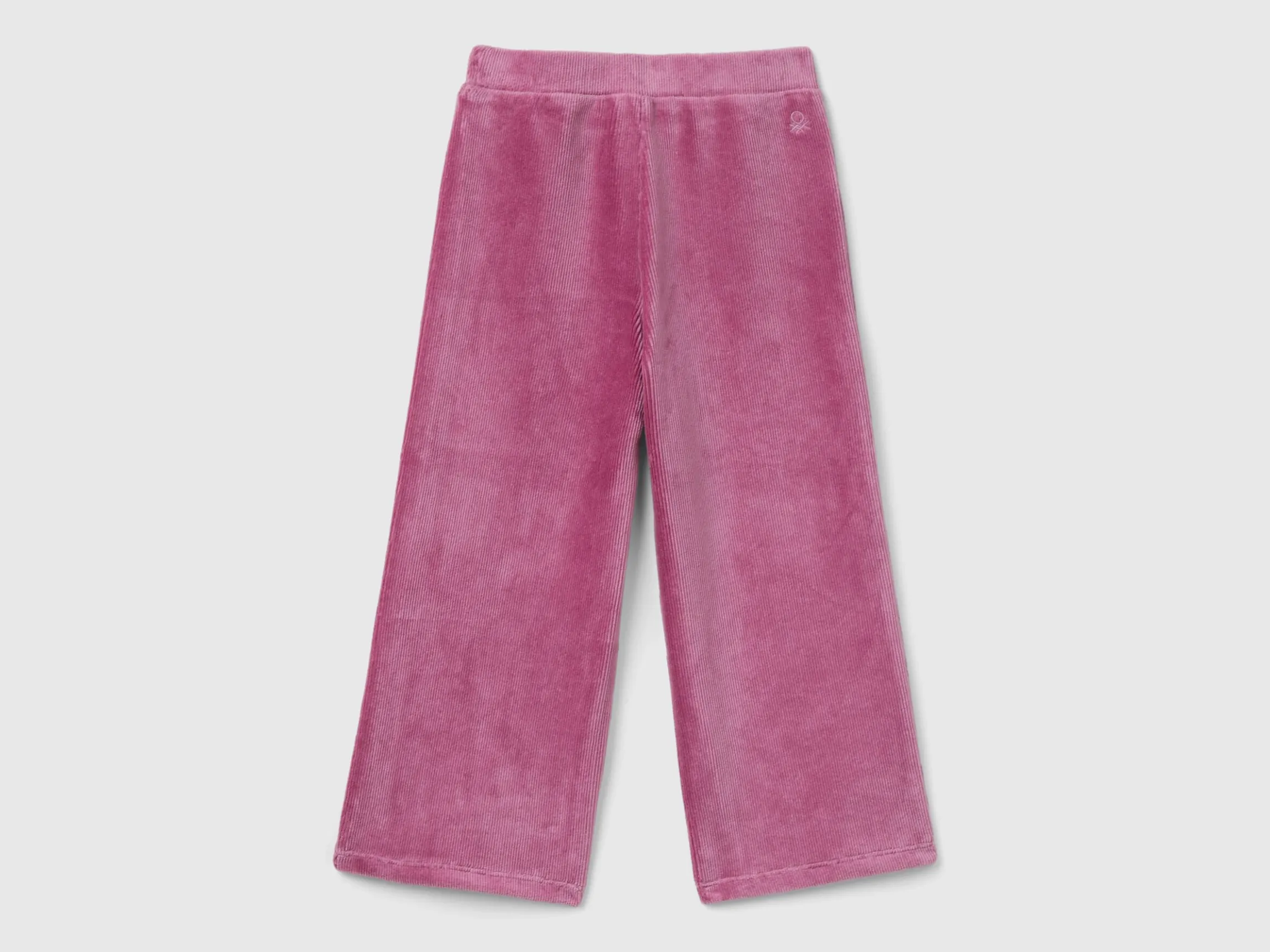 Wide chenille trousers
