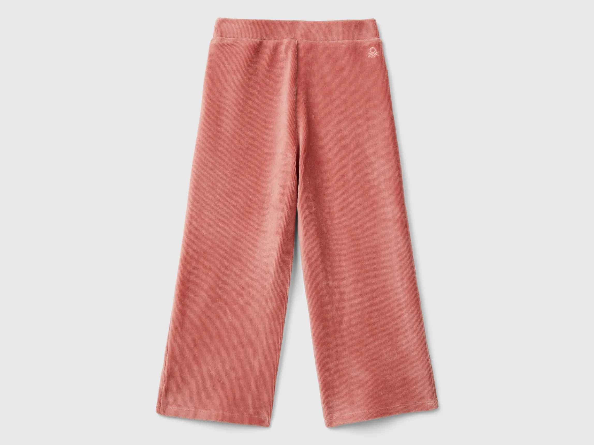 Wide chenille trousers