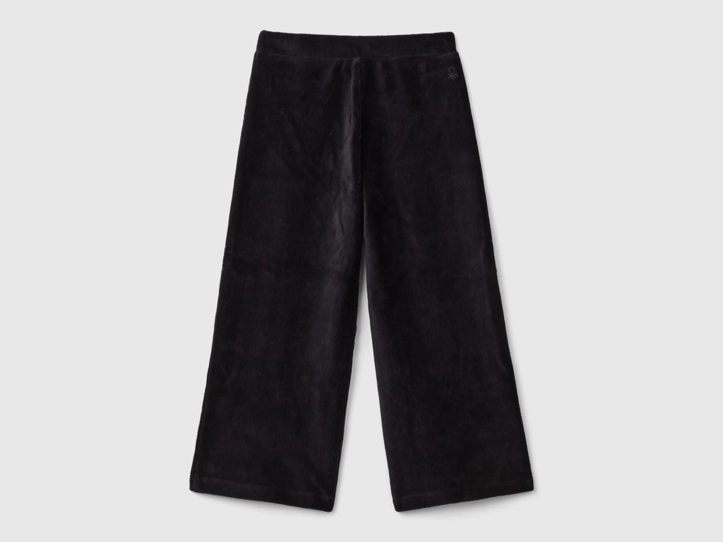 Wide chenille trousers