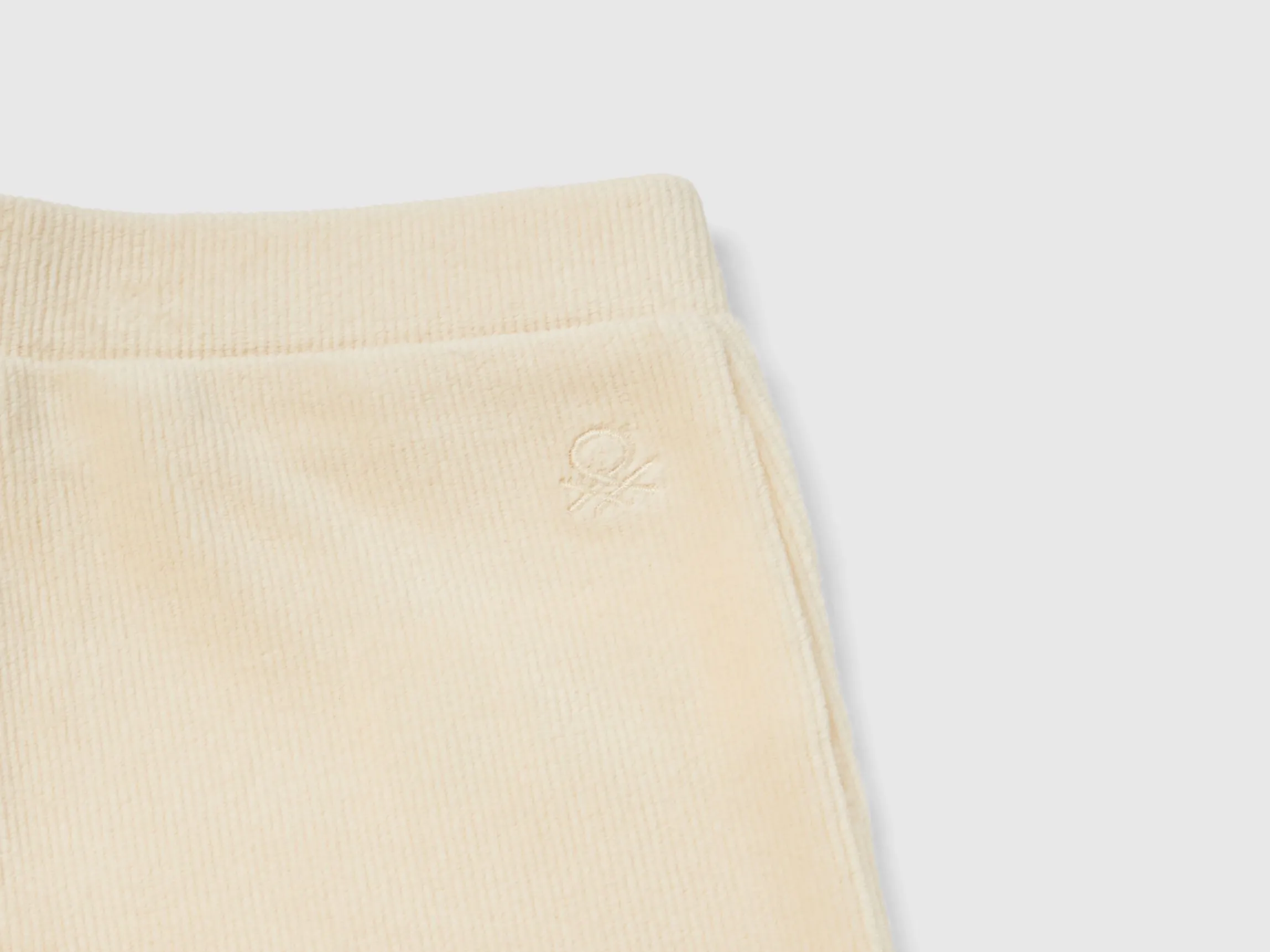 Wide chenille trousers