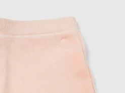 Wide chenille trousers