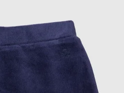 Wide chenille trousers