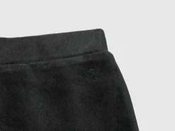 Wide chenille trousers