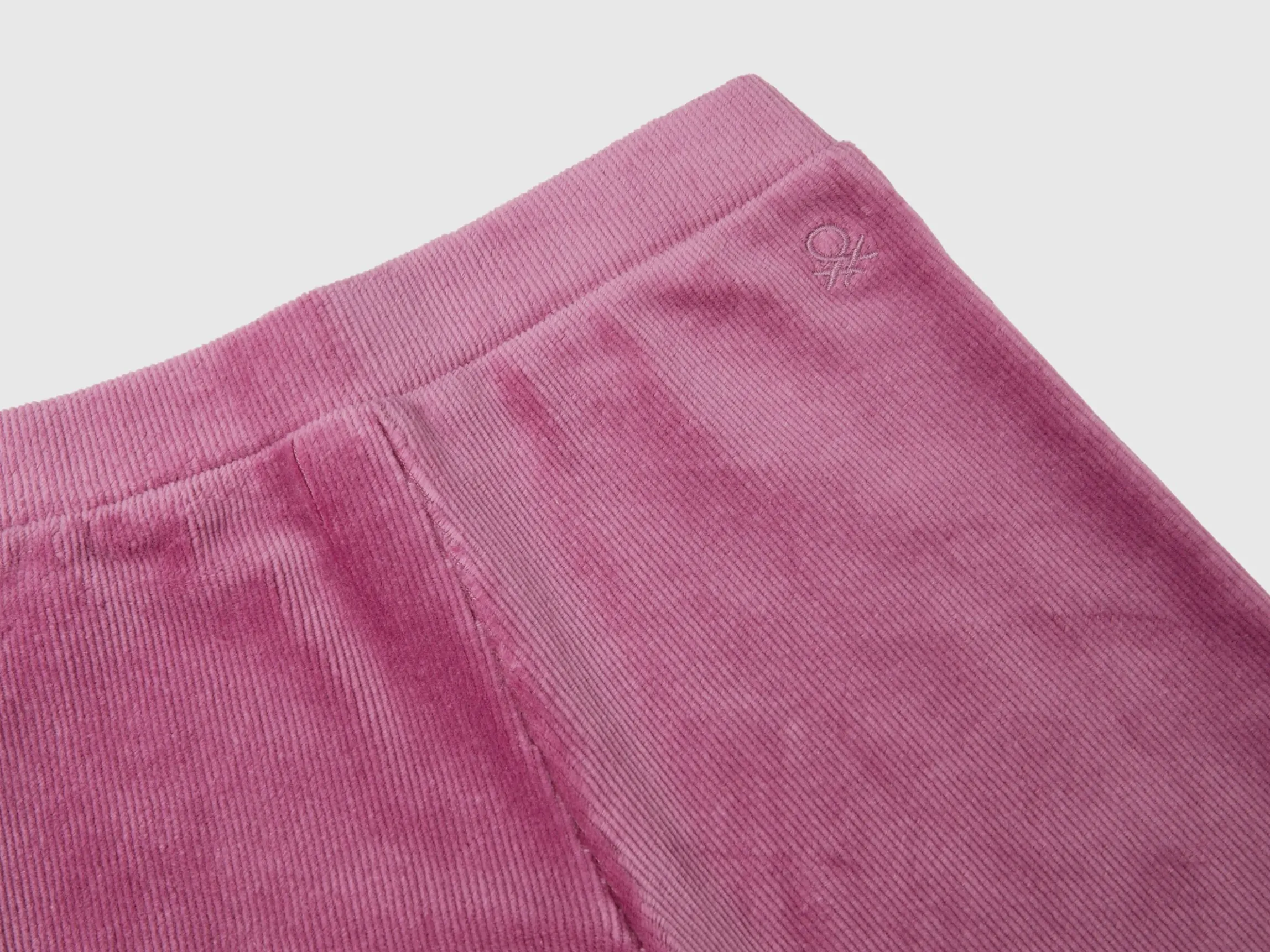 Wide chenille trousers