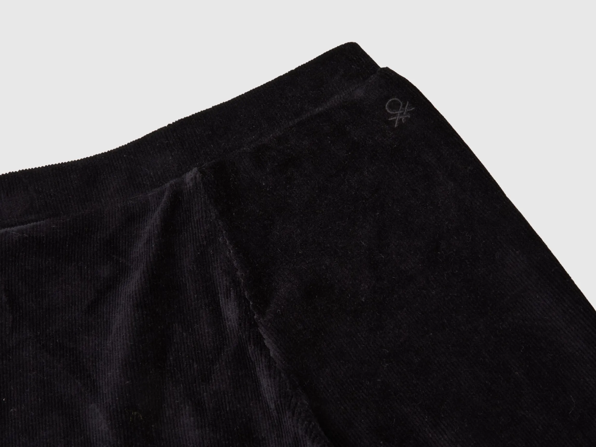 Wide chenille trousers