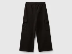 Wide fit cargo trousers