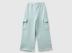 Wide fit cargo trousers