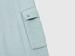 Wide fit cargo trousers