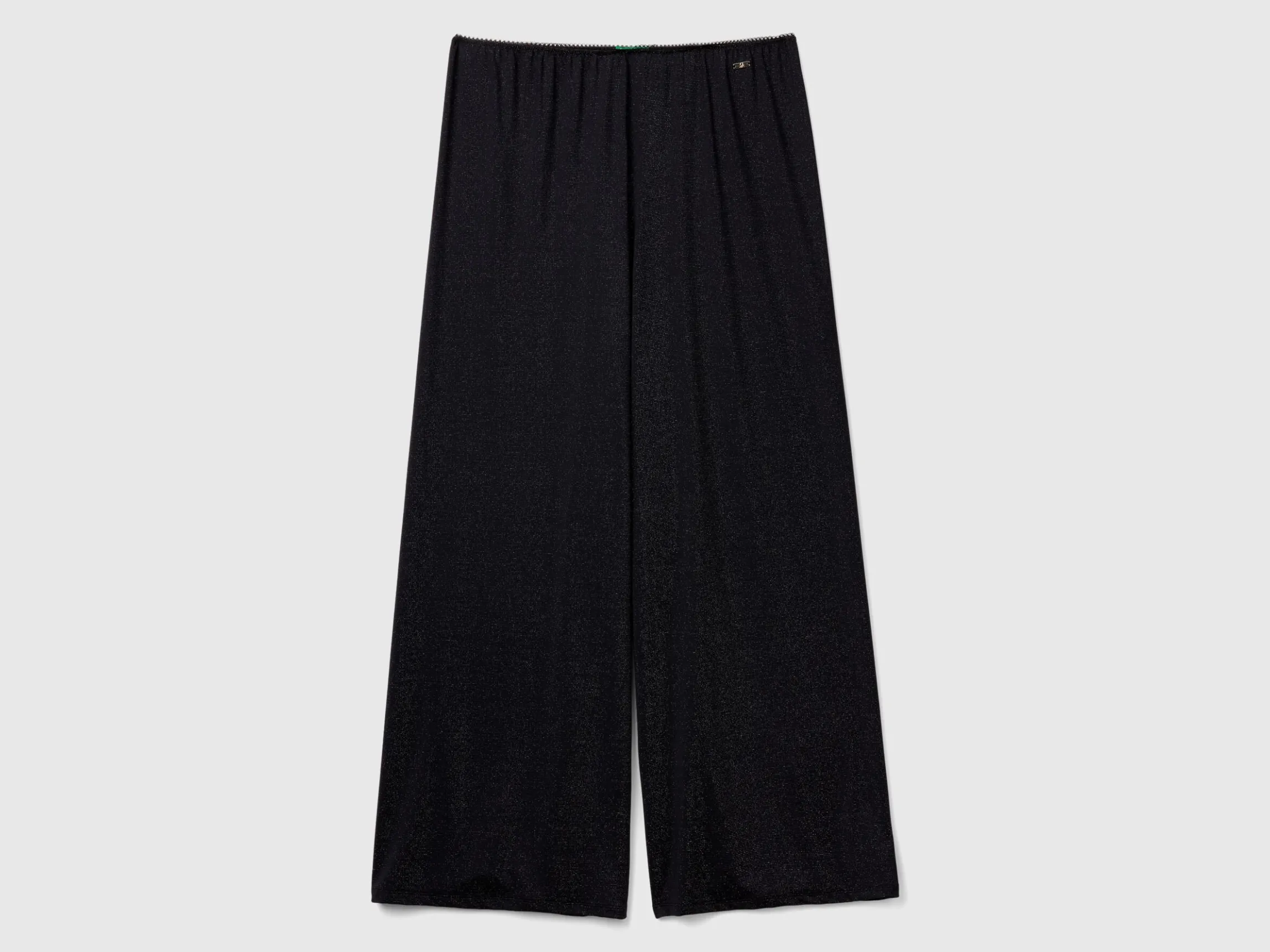 Wide trousers with lurex