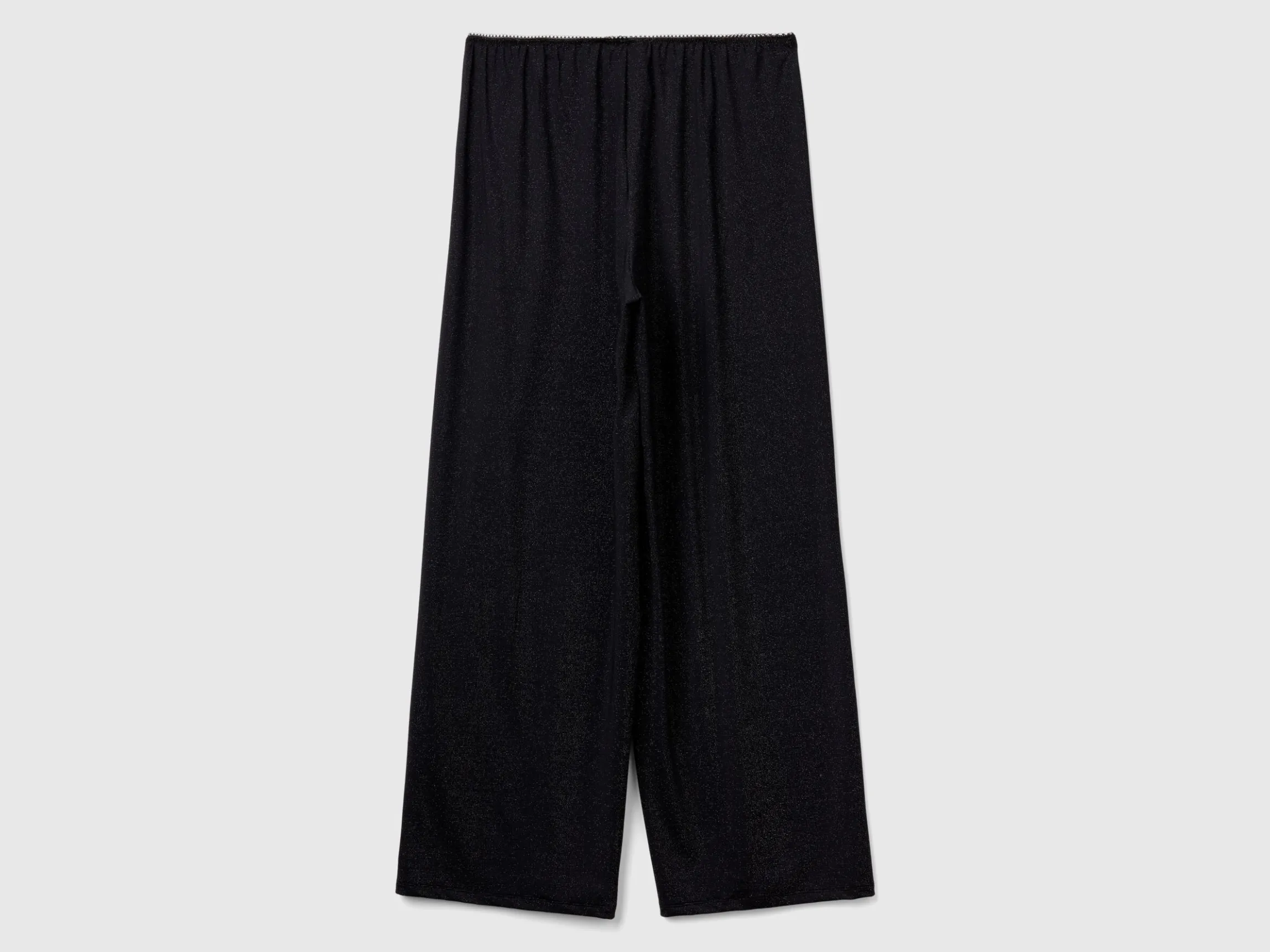 Wide trousers with lurex