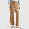 Wide velvet trousers