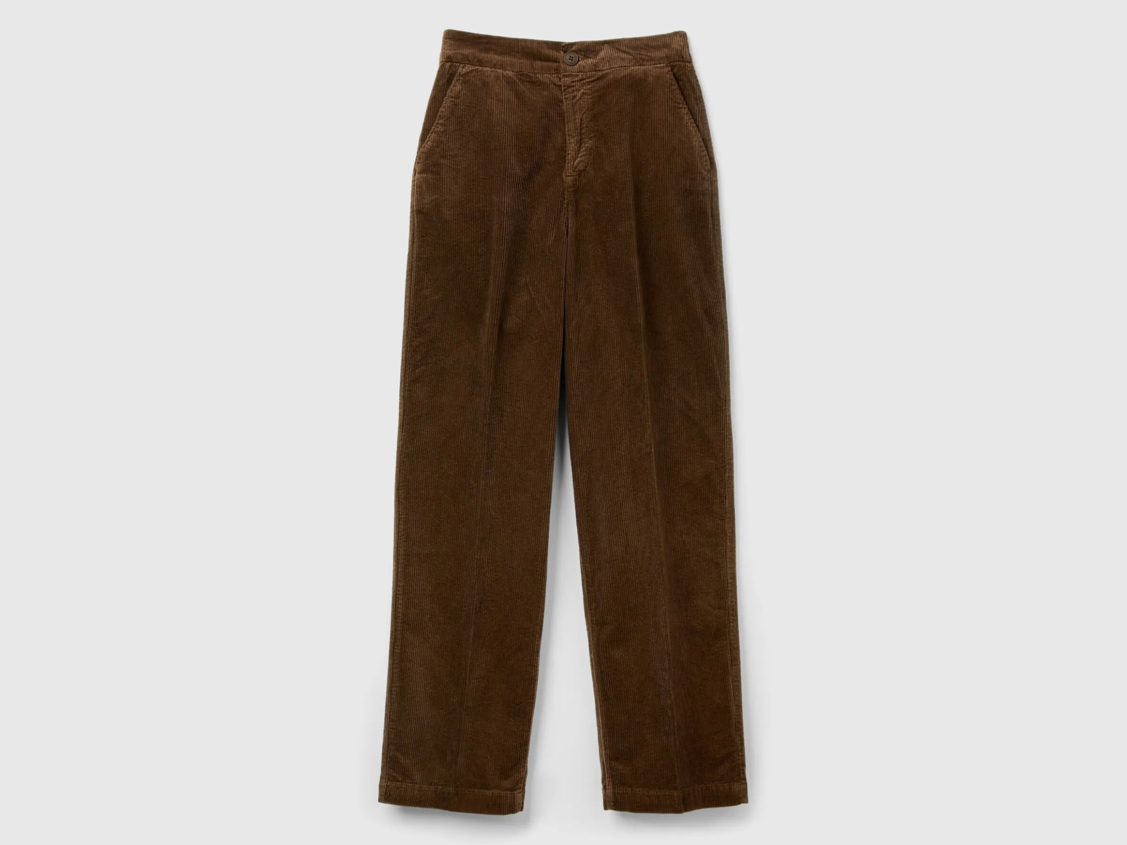 Wide velvet trousers
