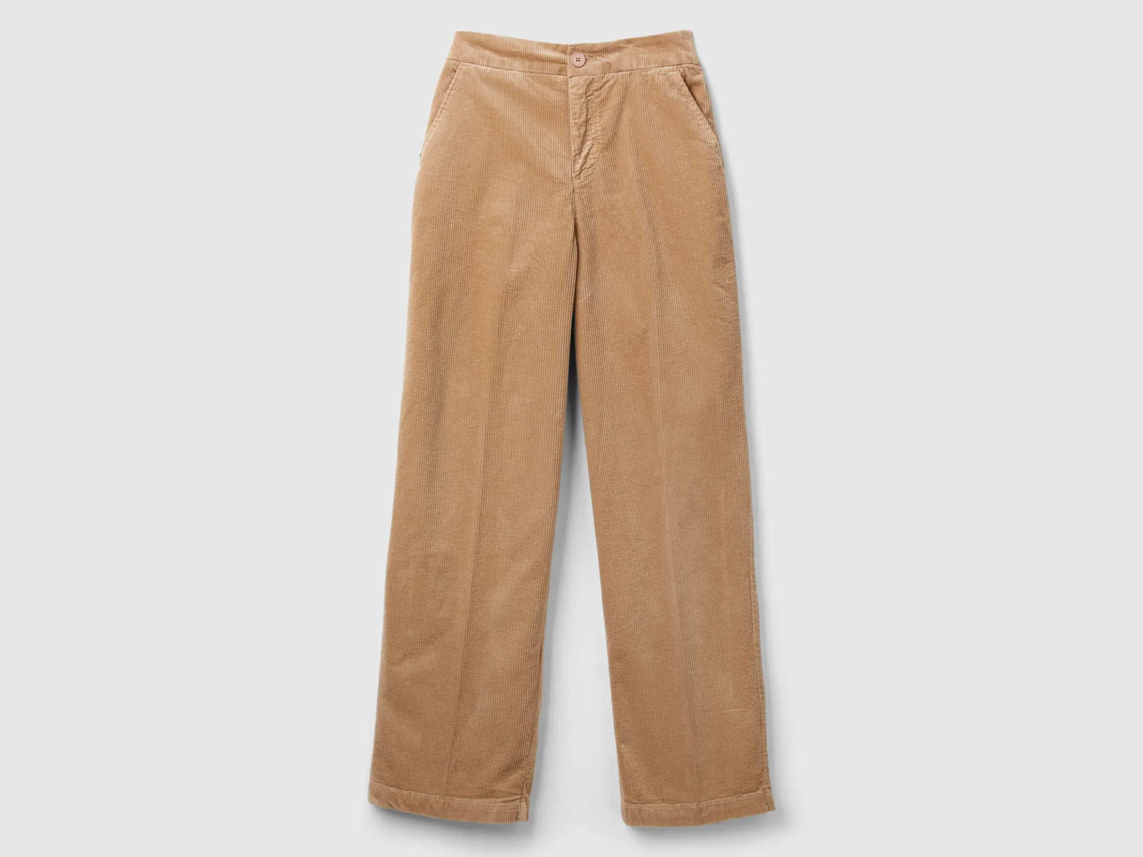 Wide velvet trousers