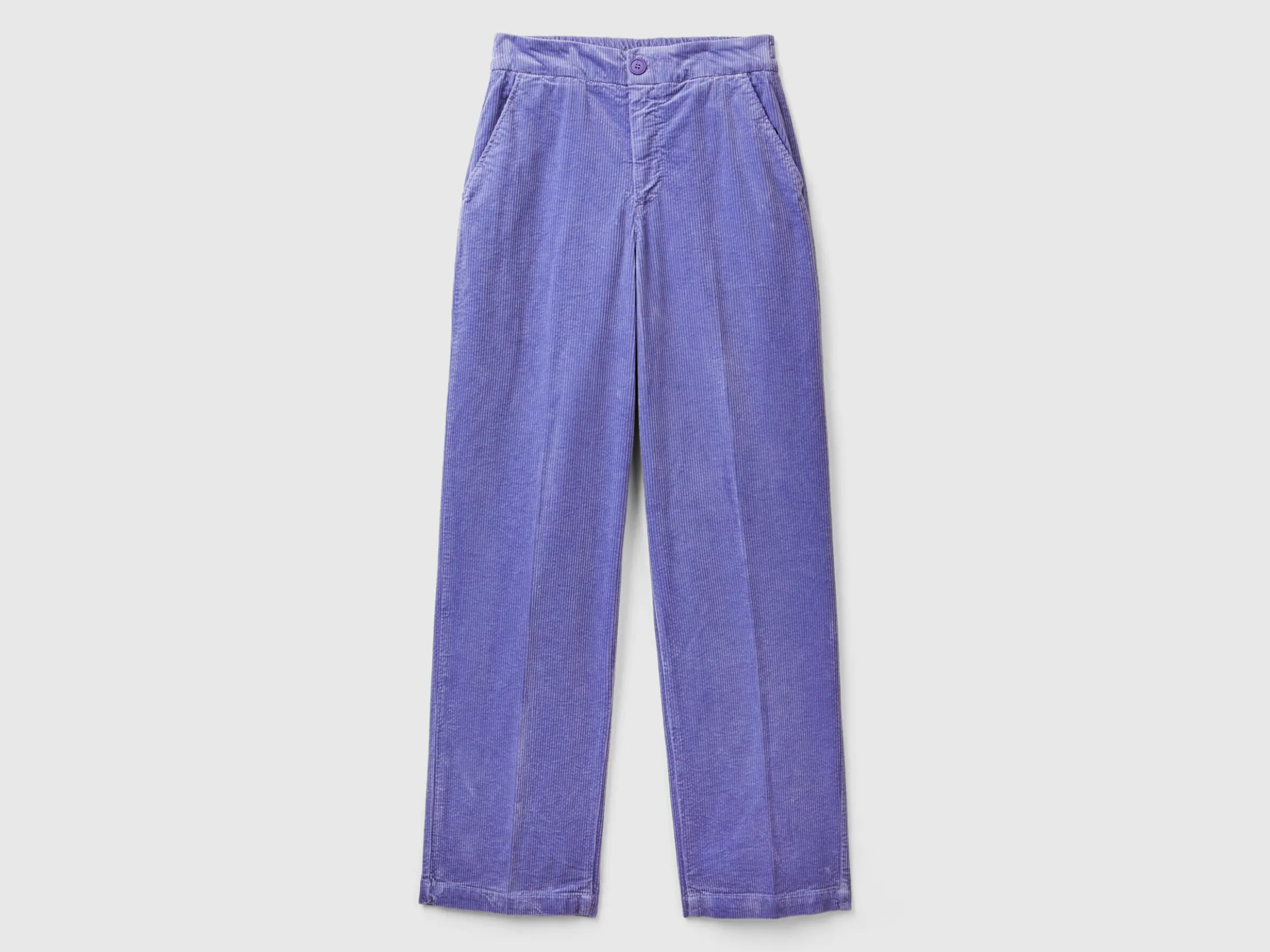 Wide velvet trousers