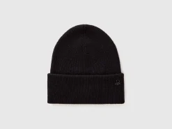 Wool blend hat