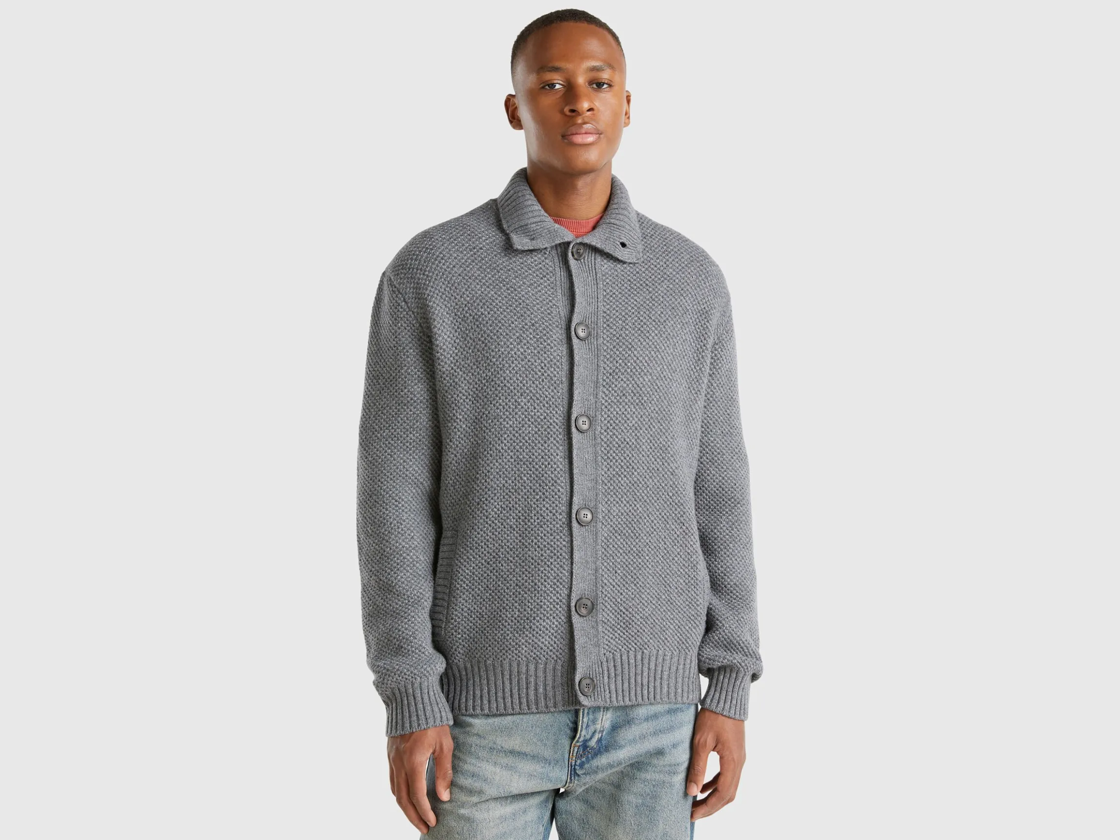 Wool blend jacket