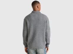 Wool blend jacket