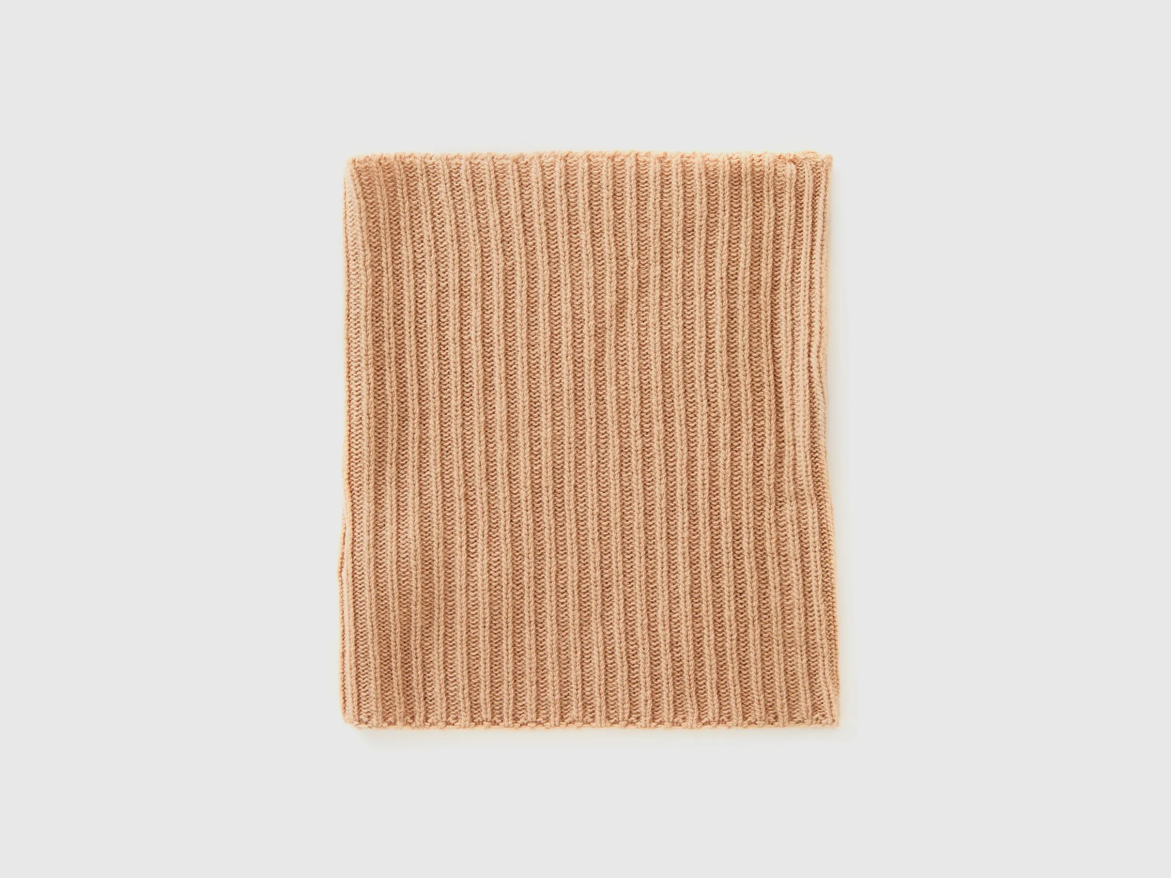Wool blend neck warmer