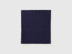 Wool blend neck warmer
