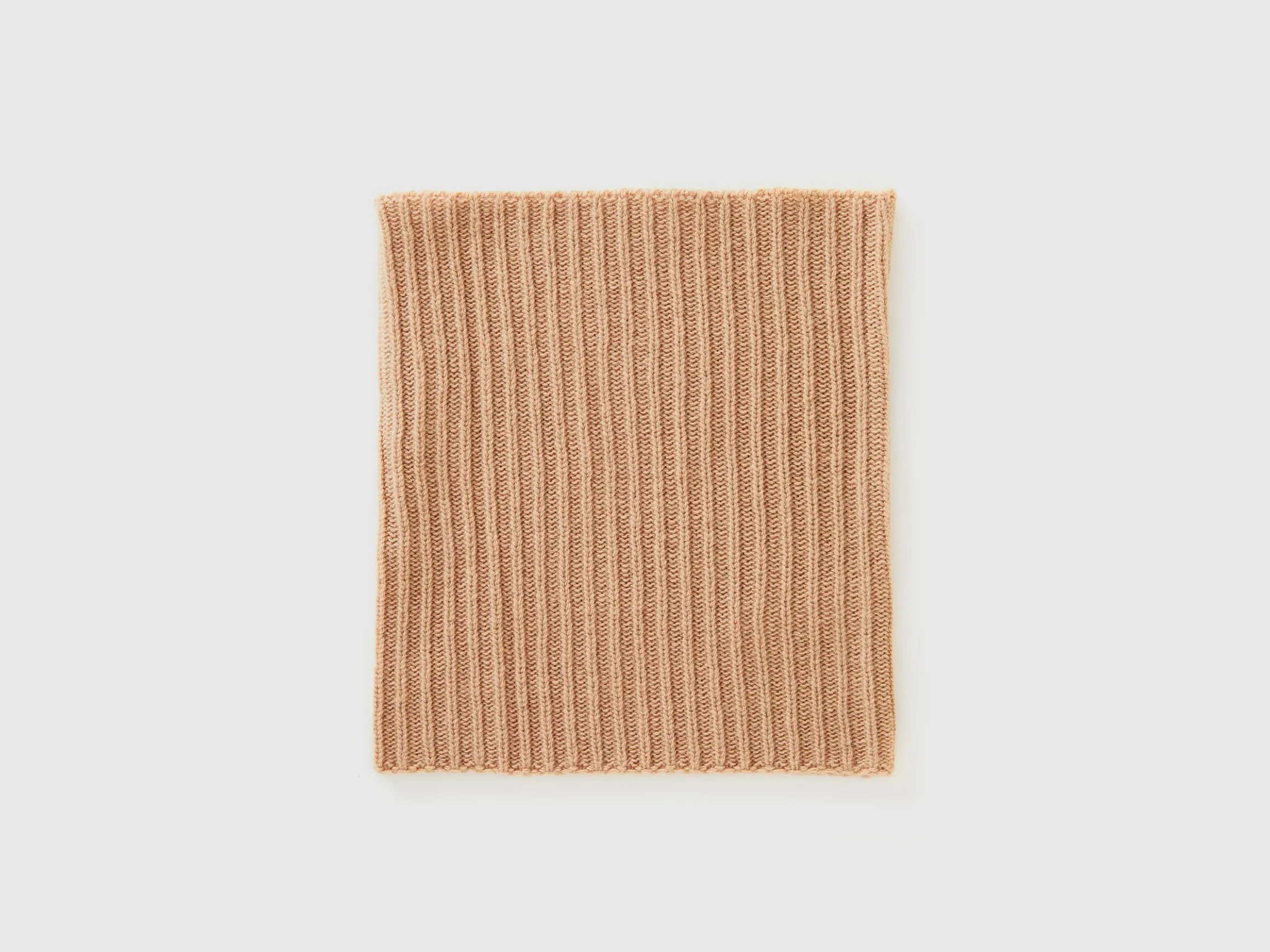 Wool blend neck warmer