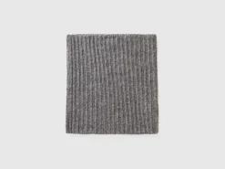 Wool blend neck warmer