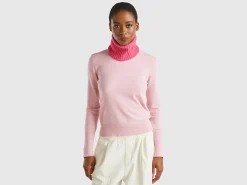 Wool blend neck warmer