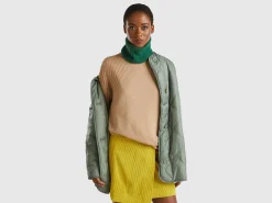 Wool blend neck warmer