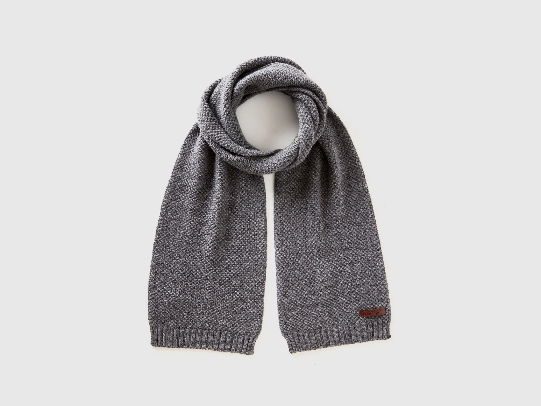 Wool blend scarf