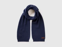 Wool blend scarf