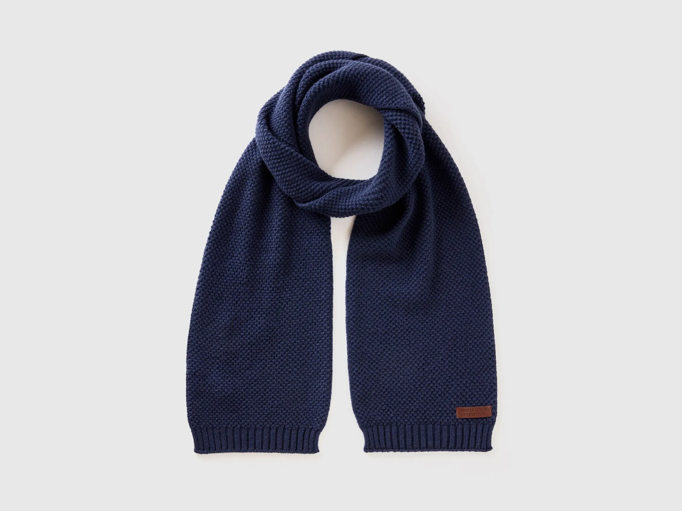 Wool blend scarf