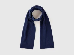 Wool blend scarf