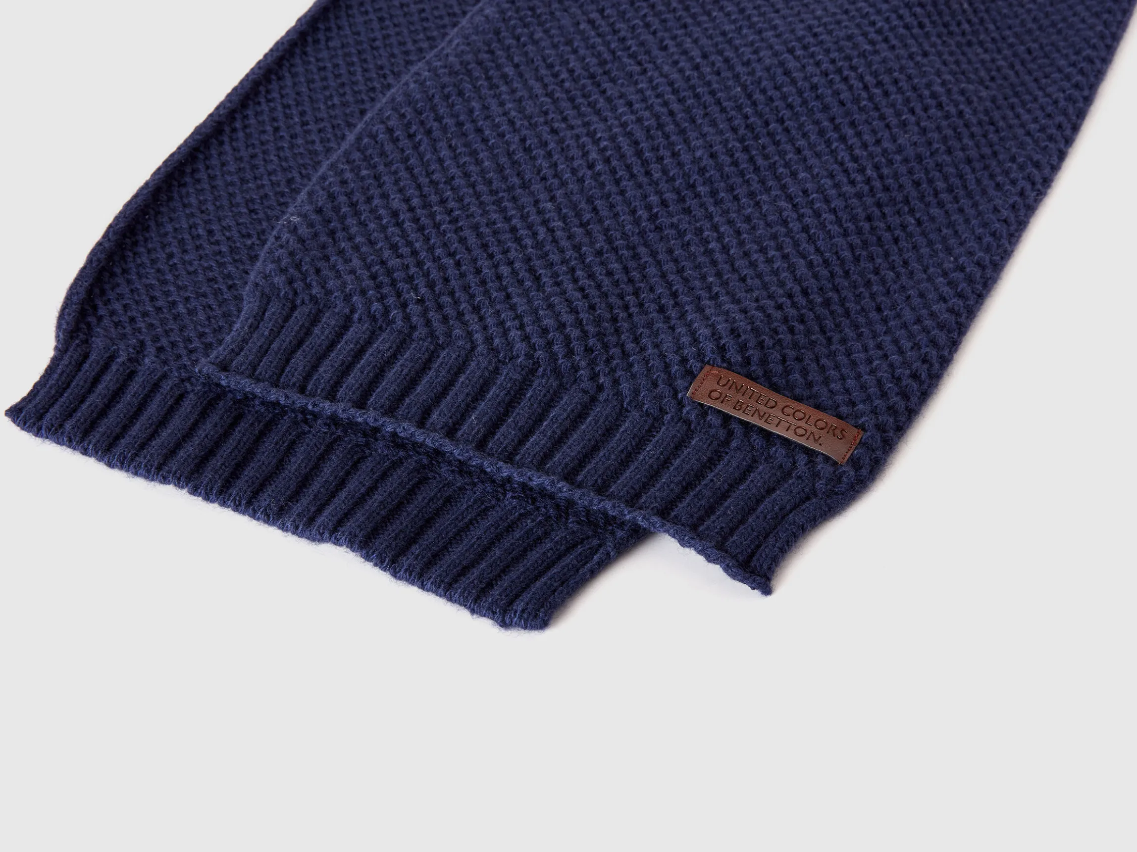 Wool blend scarf