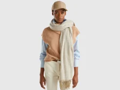 Wool blend scarf