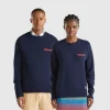Wool blend sweater with ski graphic