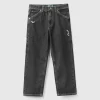 Worker style jeans