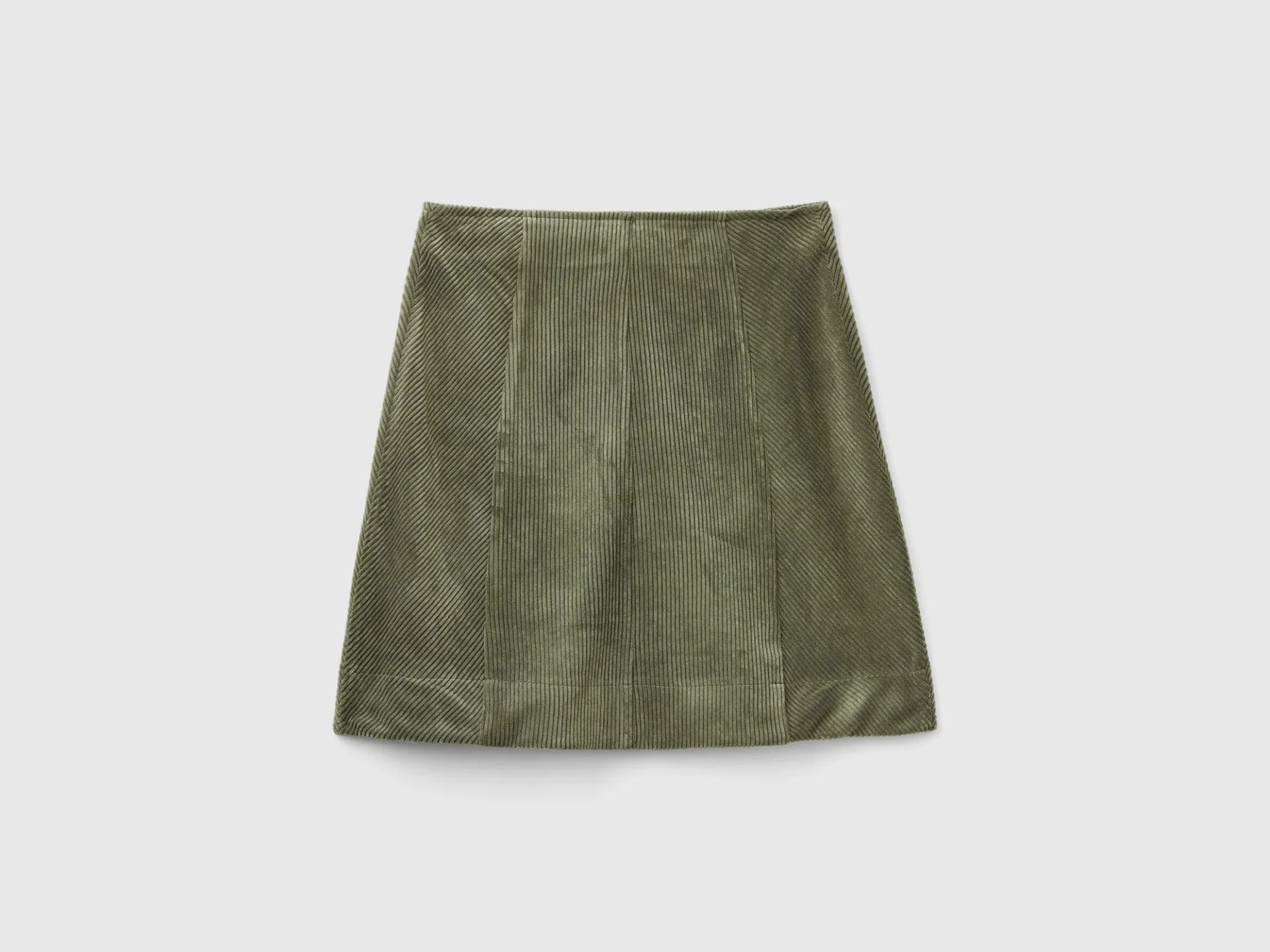 Wrap mini skirt in velvet