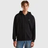 Zip-up hoodie in cotton