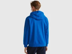 Zip-up hoodie in cotton