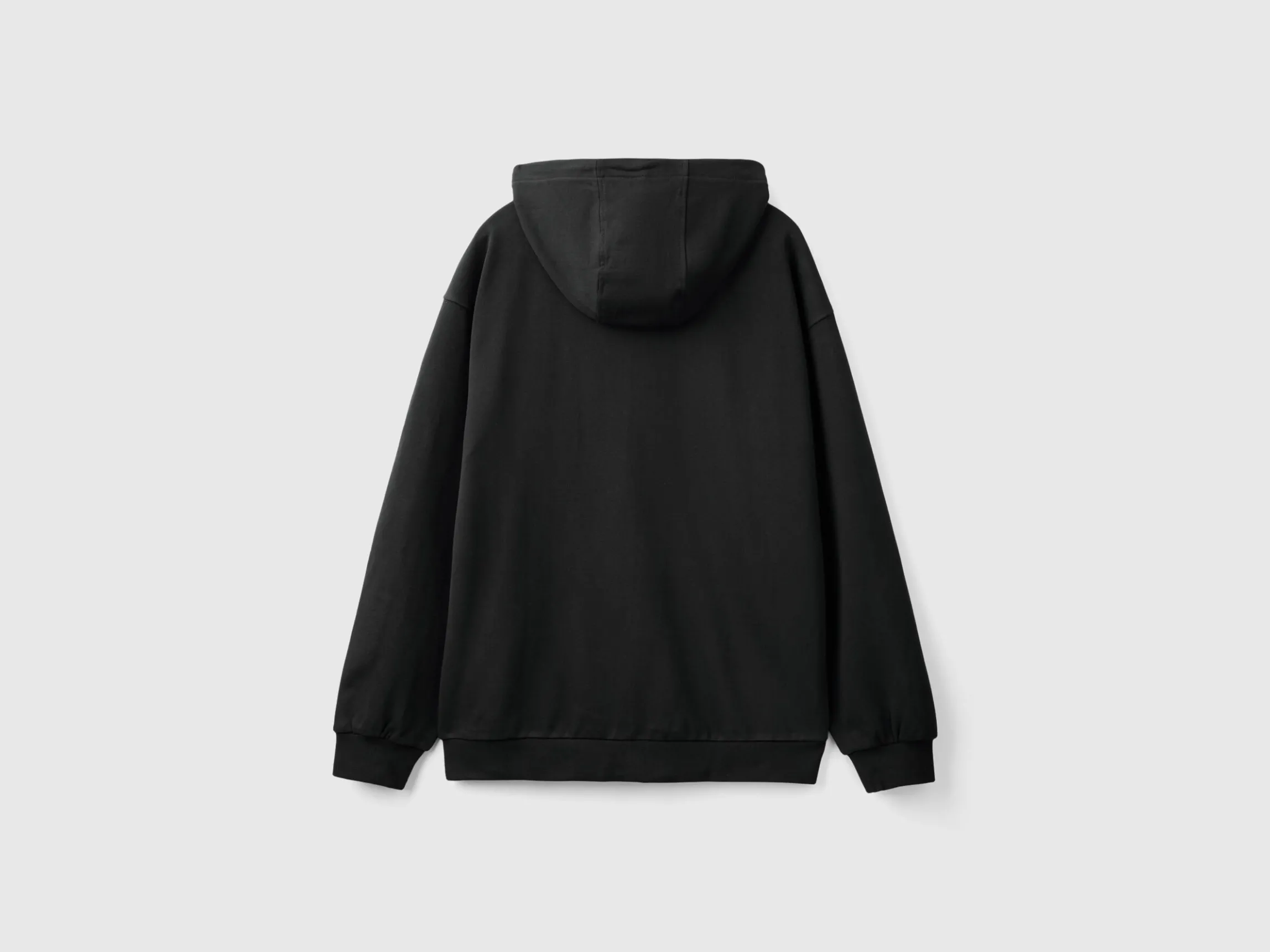 Zip-up hoodie in cotton