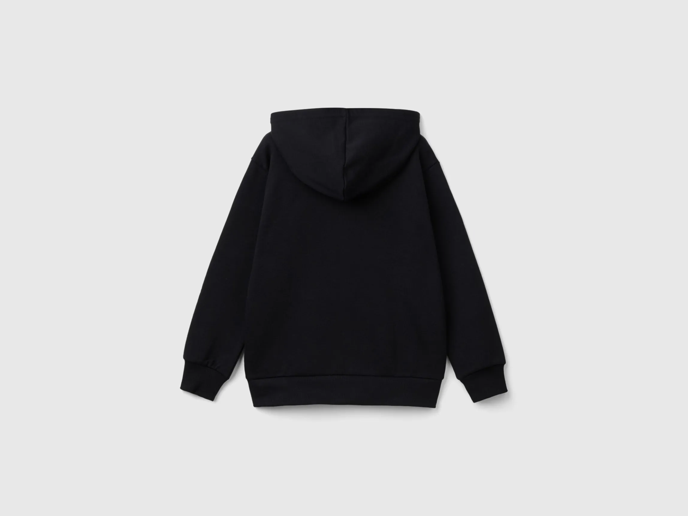 Zip-up sweatshirt with print
